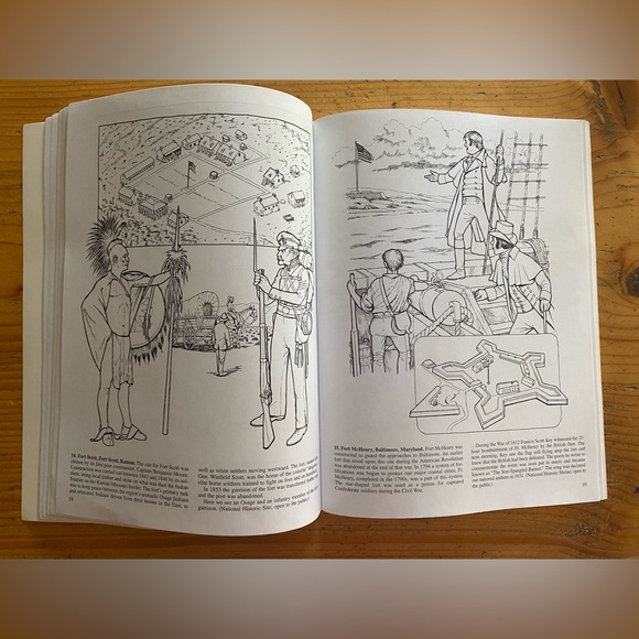 Vintage Dover Historic Coloring Book Set - Picture 10 of 10